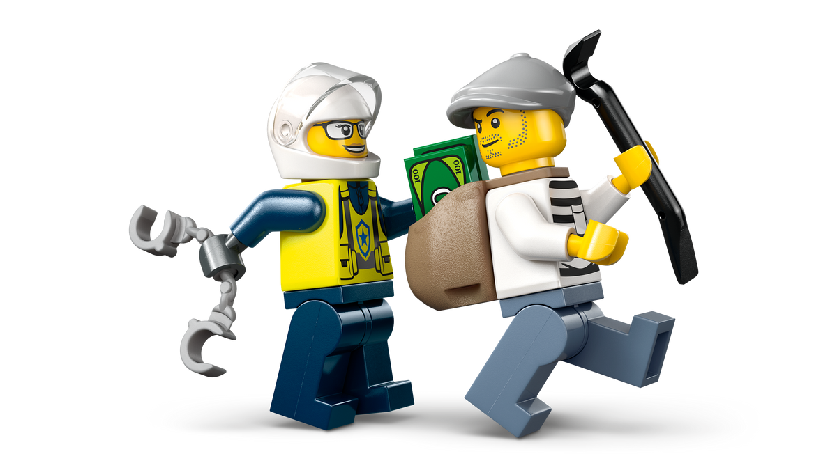 LEGO® City 60455 Verfolgungsjagd mit dem Polizeimotorrad – Detailansicht 1