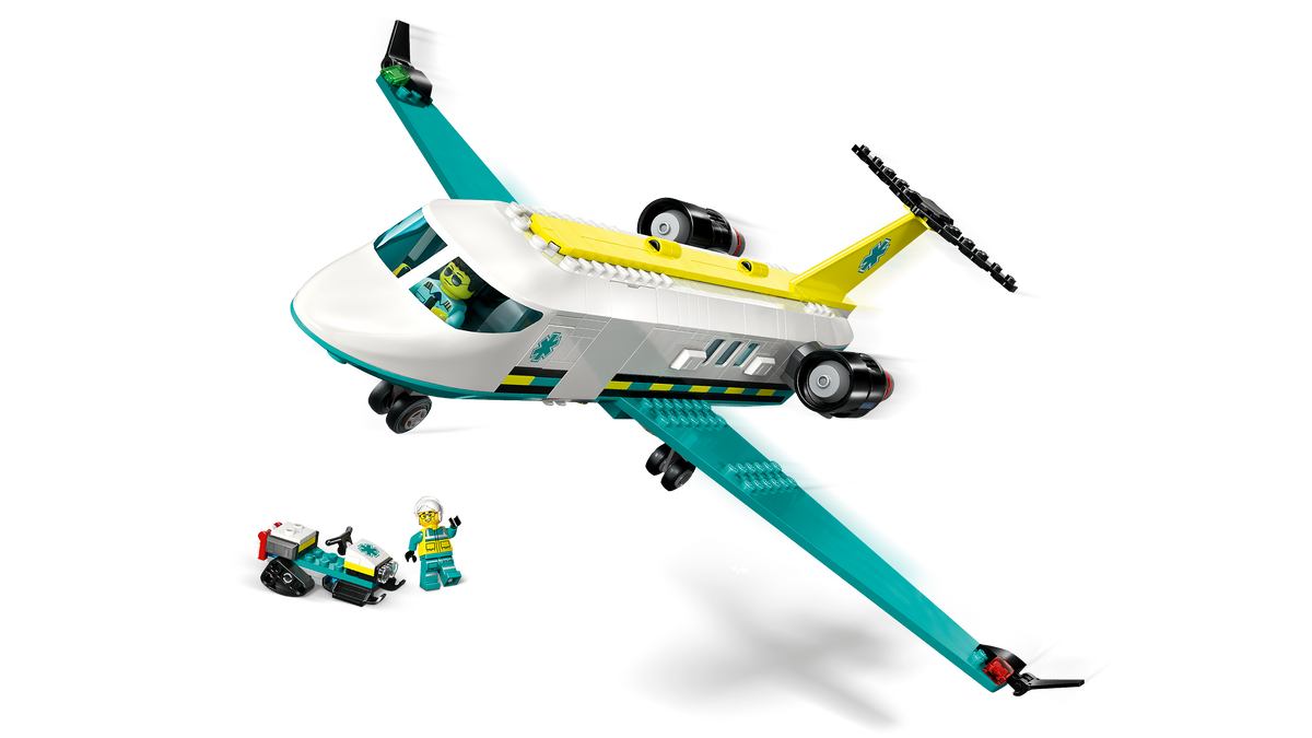 LEGO® City 60465 Notfallrettungsflugzeug – Detailansicht 2