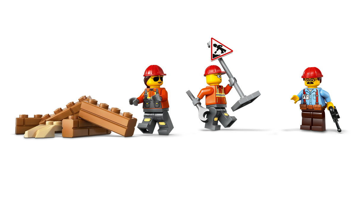 LEGO® City 60466 Gelber Bulldozer – Detailansicht 2