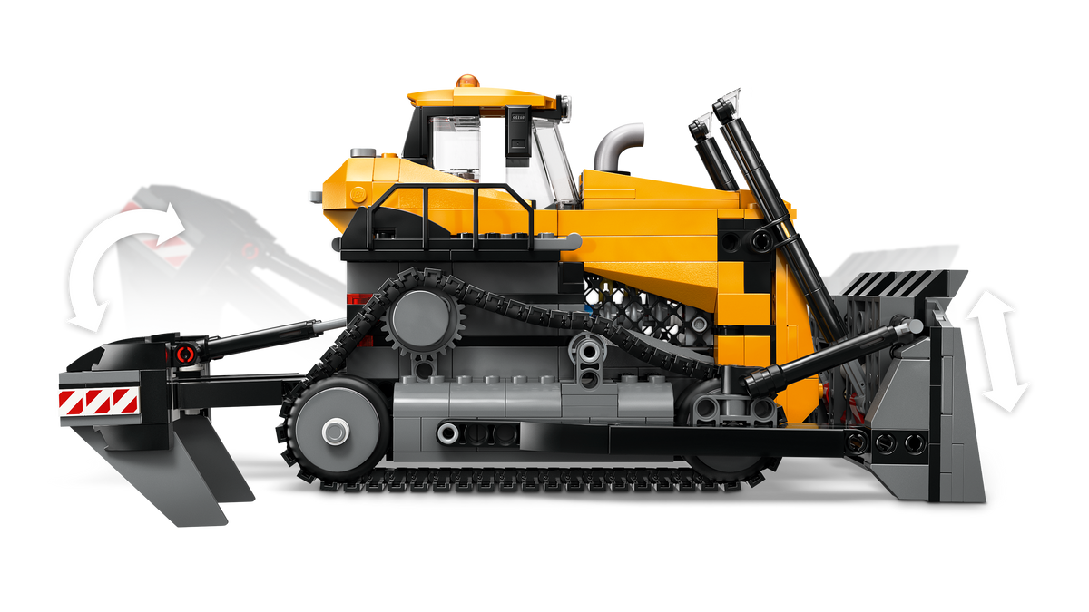 LEGO® City 60466 Gelber Bulldozer – Detailansicht 3