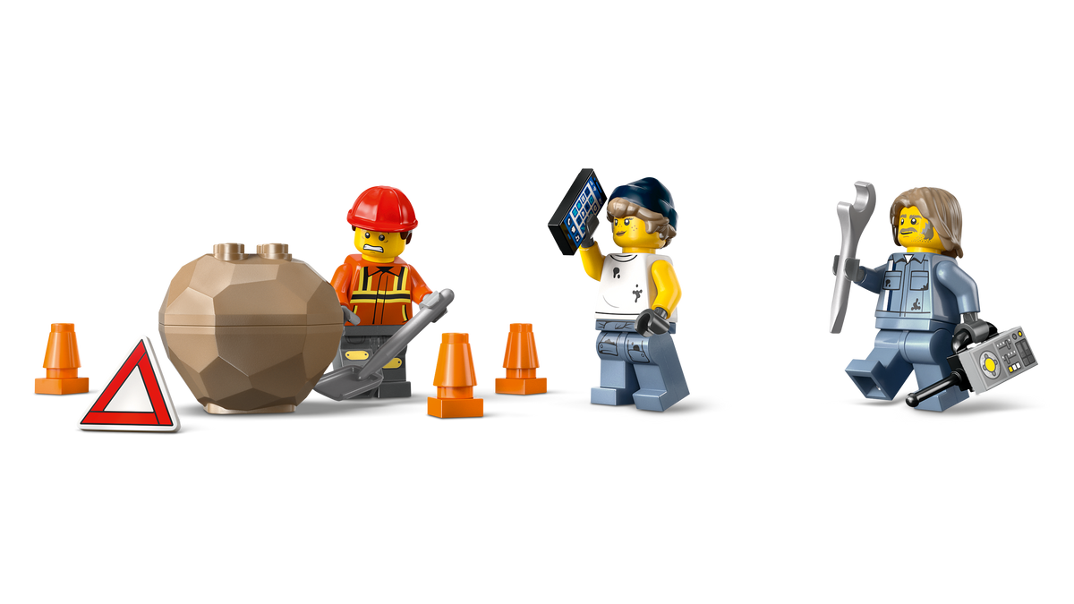 LEGO® City 60467 Schwerlast-Abschleppwagen mit Kran – Detailansicht 1