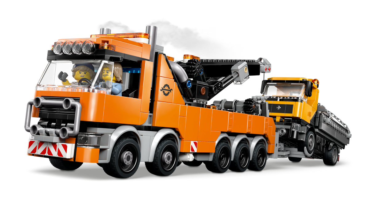 LEGO® City 60467 Schwerlast-Abschleppwagen mit Kran – Detailansicht 2