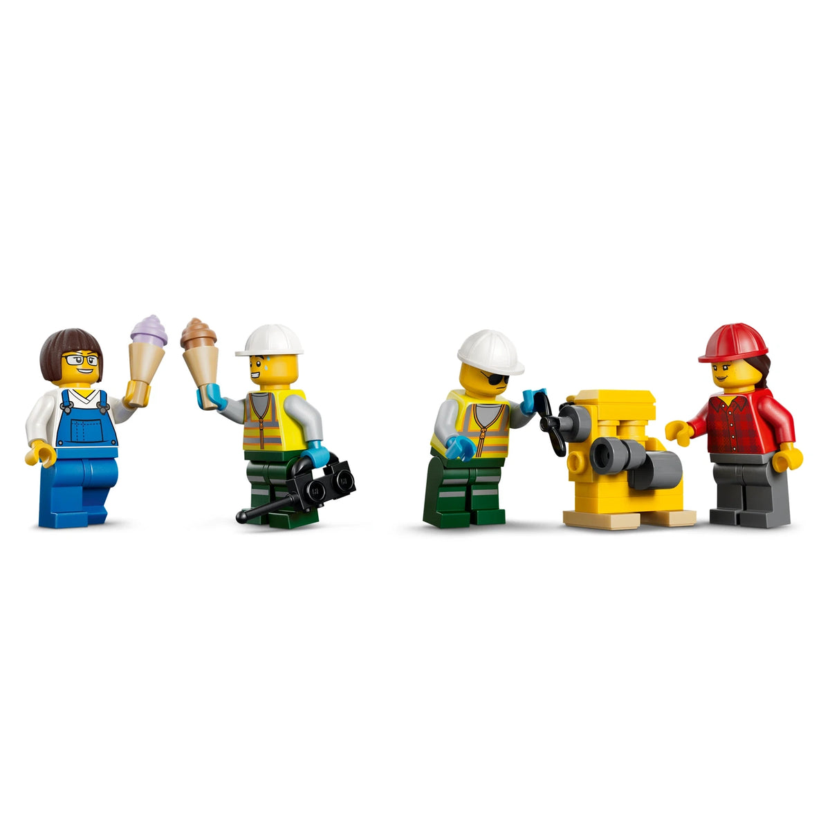 LEGO® City 60509 Hafengüterzug mit Kran und LKW – Ansicht 3