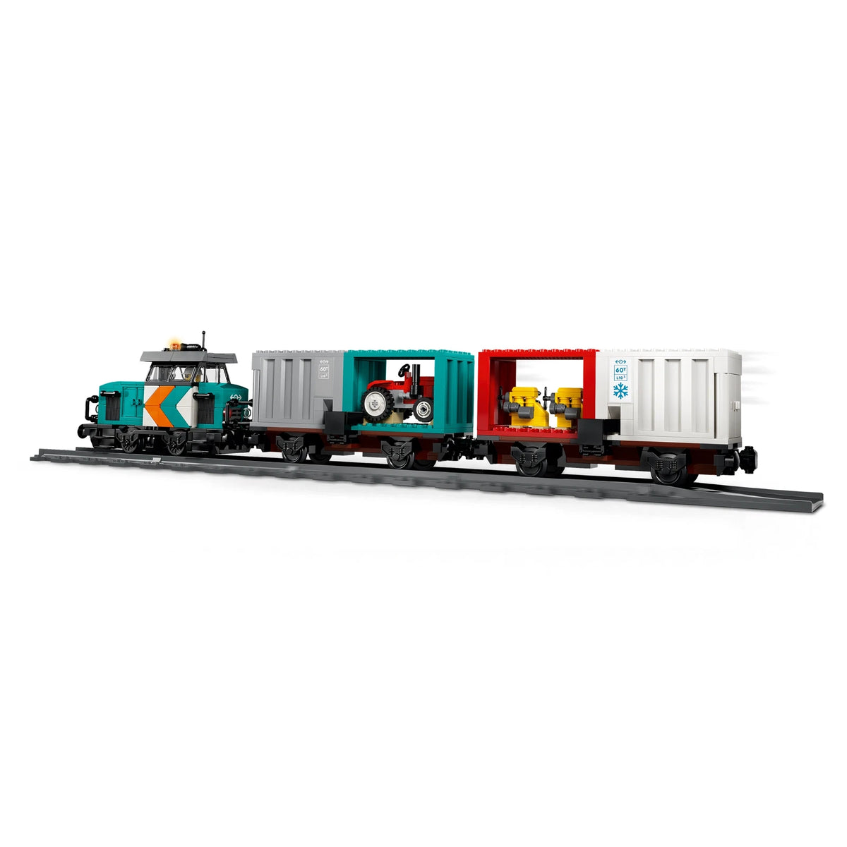 LEGO® City 60509 Hafengüterzug mit Kran und LKW – Ansicht 4