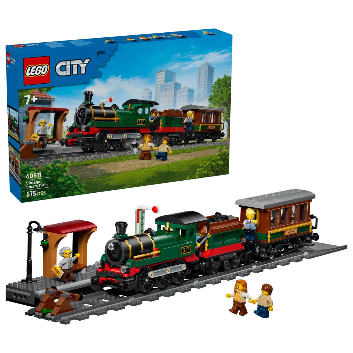 LEGO City 60511 Klassischer Dampfzug
