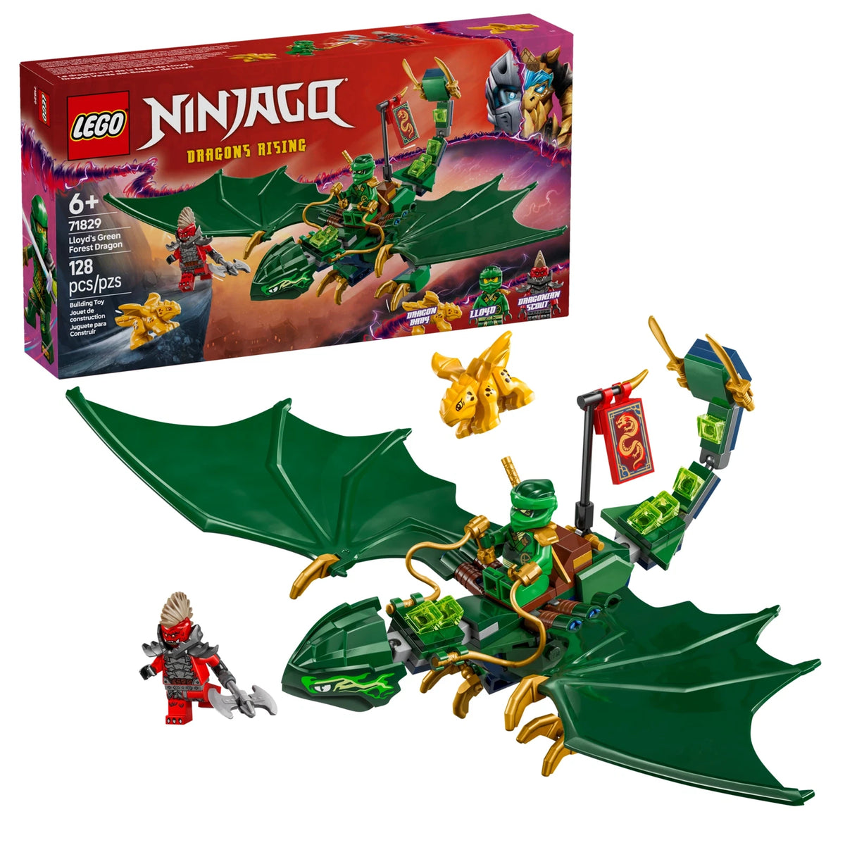 LEGO® Ninjago 71829 Lloyds grüner Walddrache – Ansicht 1