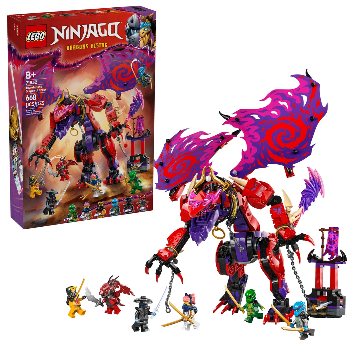 LEGO® Ninjago 71832 Chaosdrache Donnerzahn – Ansicht 1