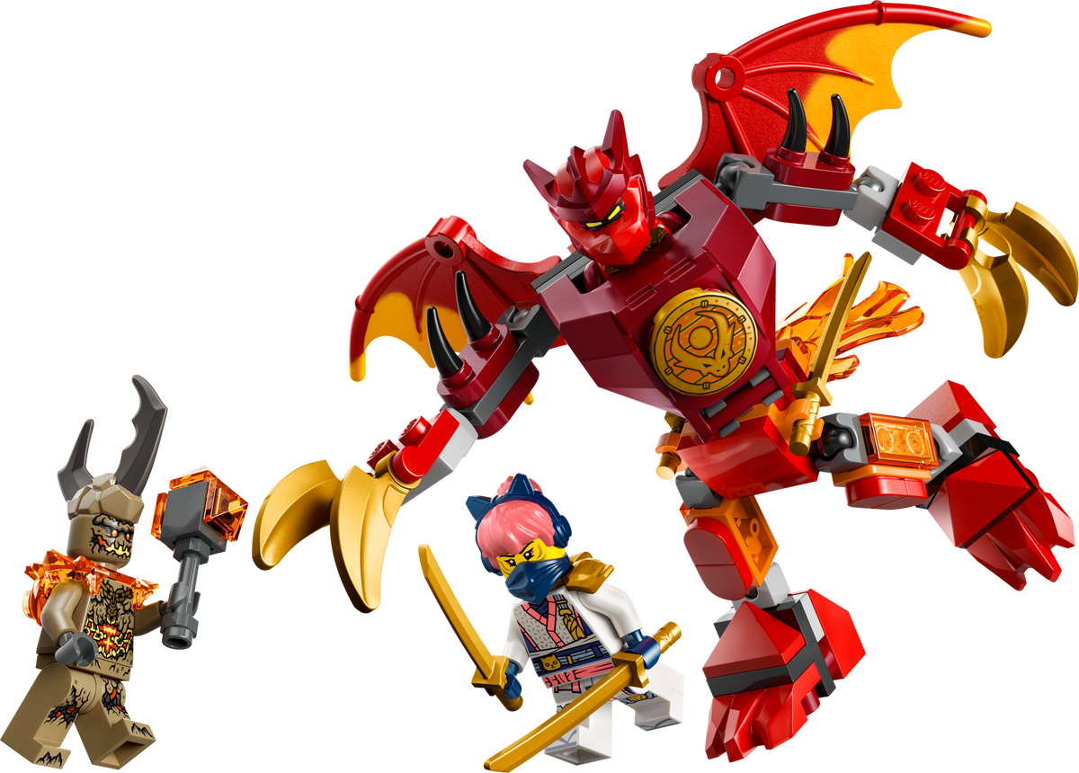 LEGO® Ninjago 71851 Kais Drachen-Mech Battle Set – Modell