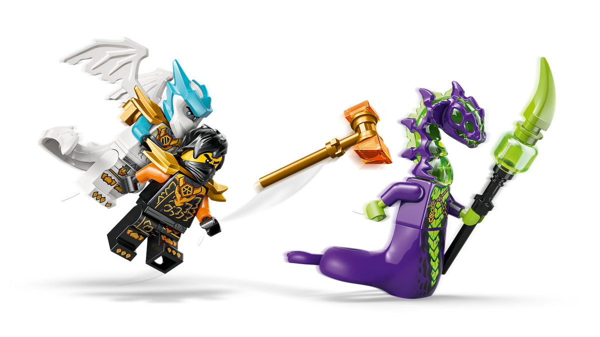 LEGO® Ninjago 71854 Coles Action-Mech und Drachen-Zane – Detailansicht 1