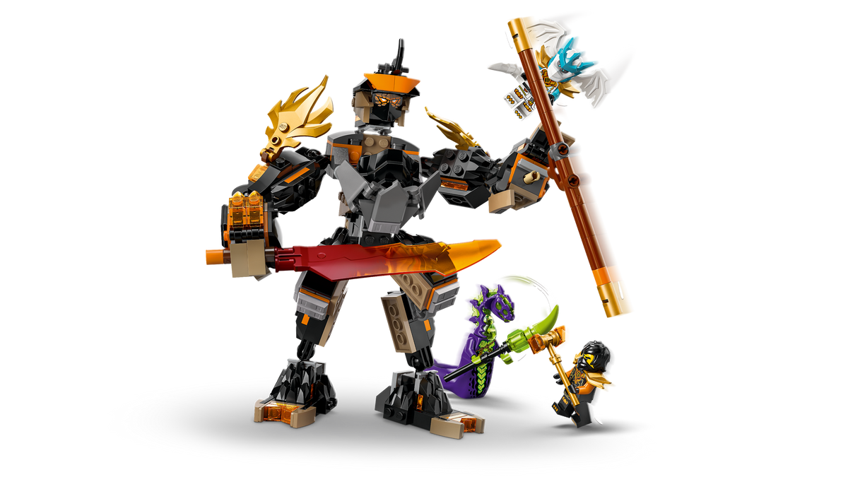 LEGO® Ninjago 71854 Coles Action-Mech und Drachen-Zane – Detailansicht 2