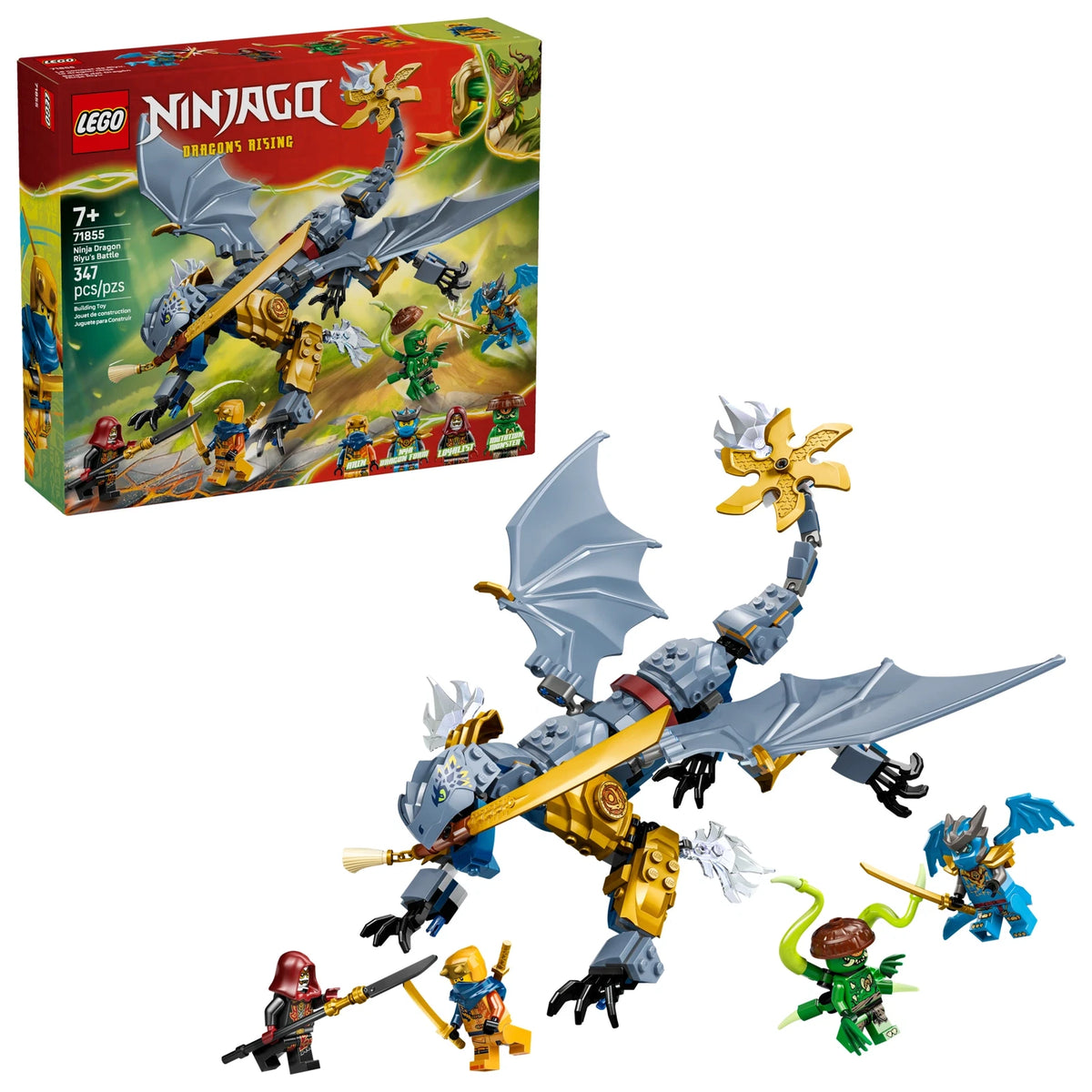 LEGO® Ninjago 71855 Showdown mit dem Ninja-Drachen Riyu – Ansicht 1