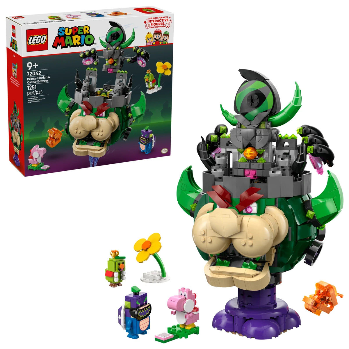 LEGO® Super Mario 72042 Prinz Florian & Schloss-Bowser – Ansicht 1