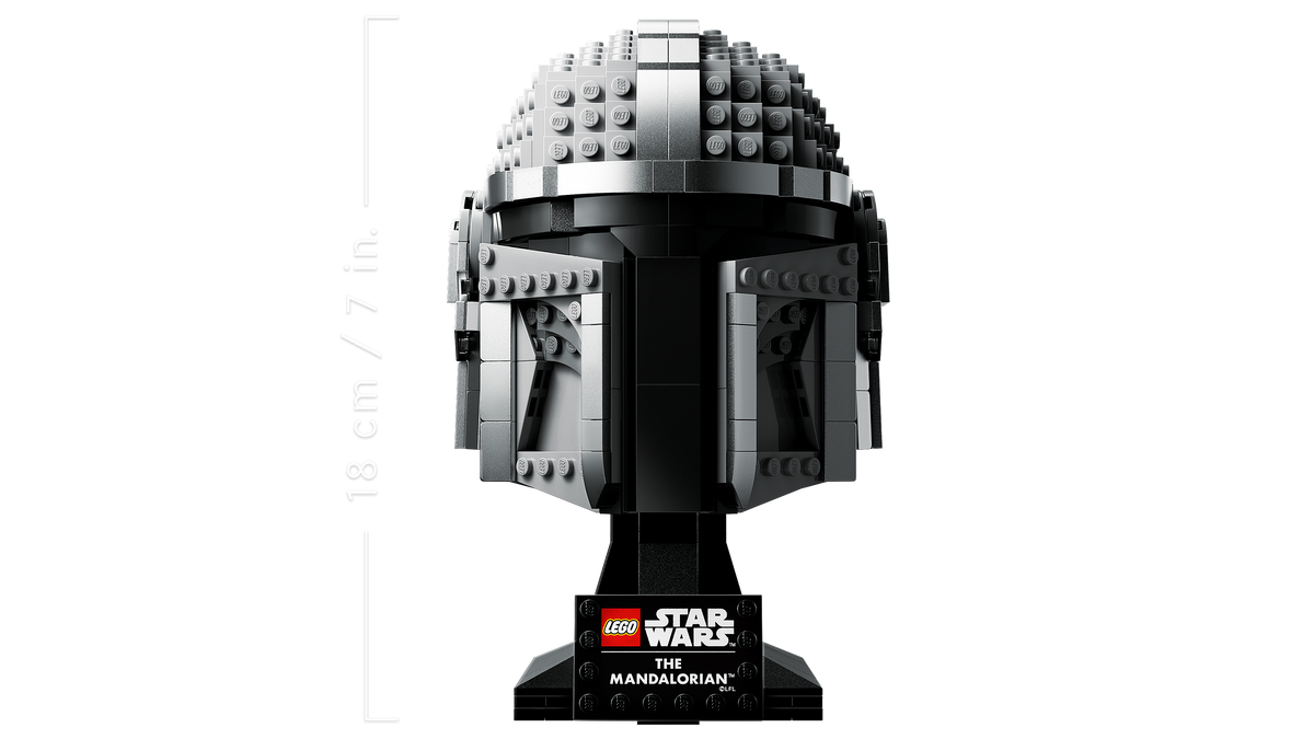 LEGO® Star Wars 75328 Mandalorianer Helm – Detailansicht 2