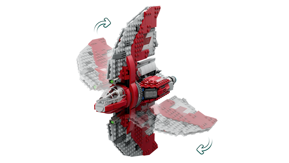 LEGO® Star Wars 75362 Ahsoka Tanos T-6 Jedi Shuttle – Detailansicht 1