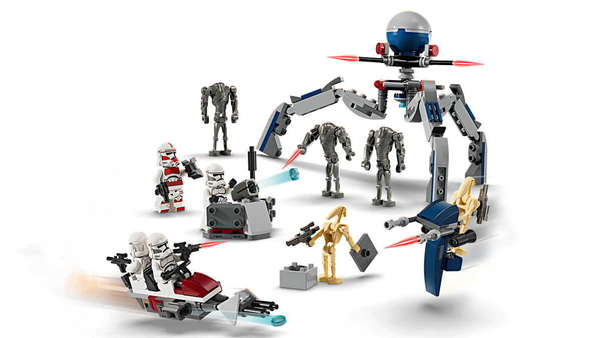 LEGO® Star Wars 75372 Clone Trooper™ & Battle Droid™ Battle Pack – Modell