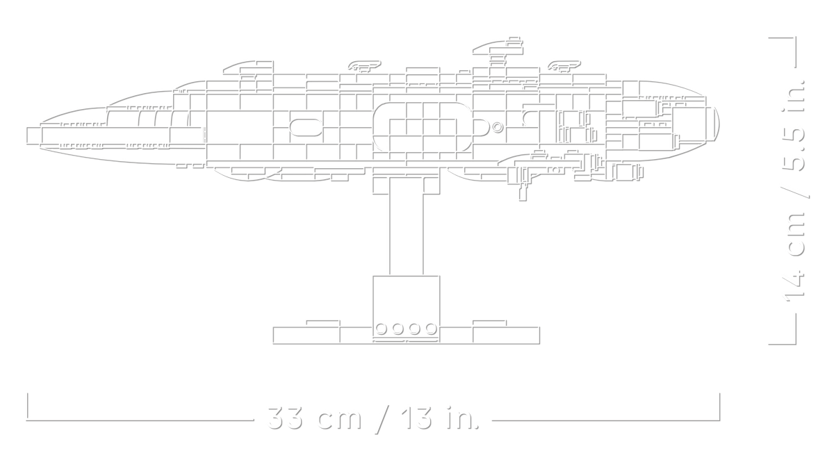 LEGO® Star Wars 75405 Home One Starcruiser – Detailansicht 2