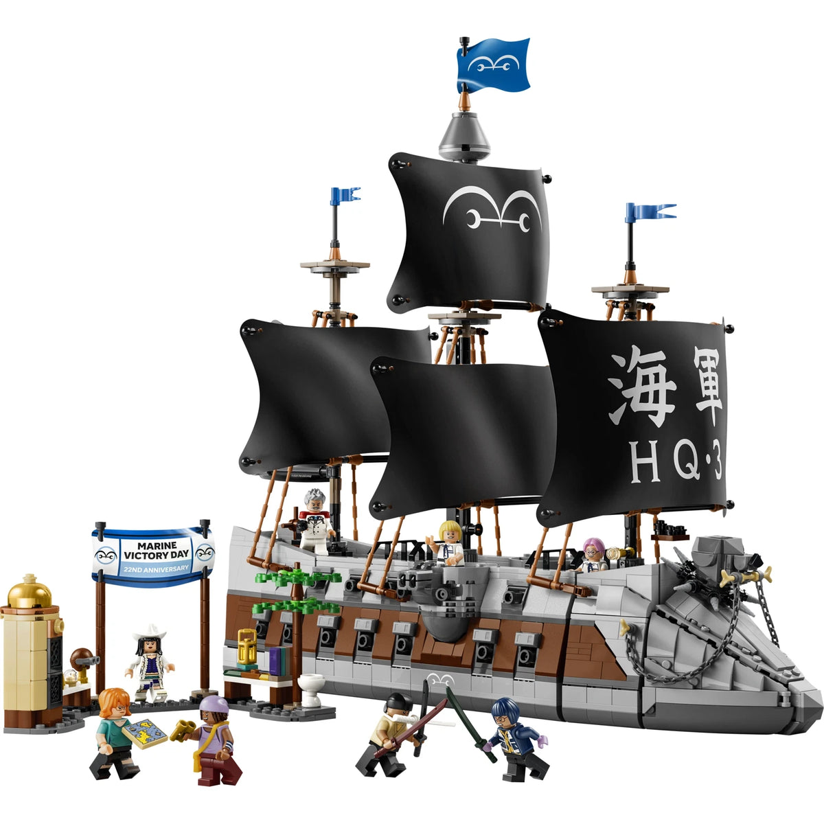 LEGO® One Piece 75646 Garps Marineschlachtschiff – Ansicht 2