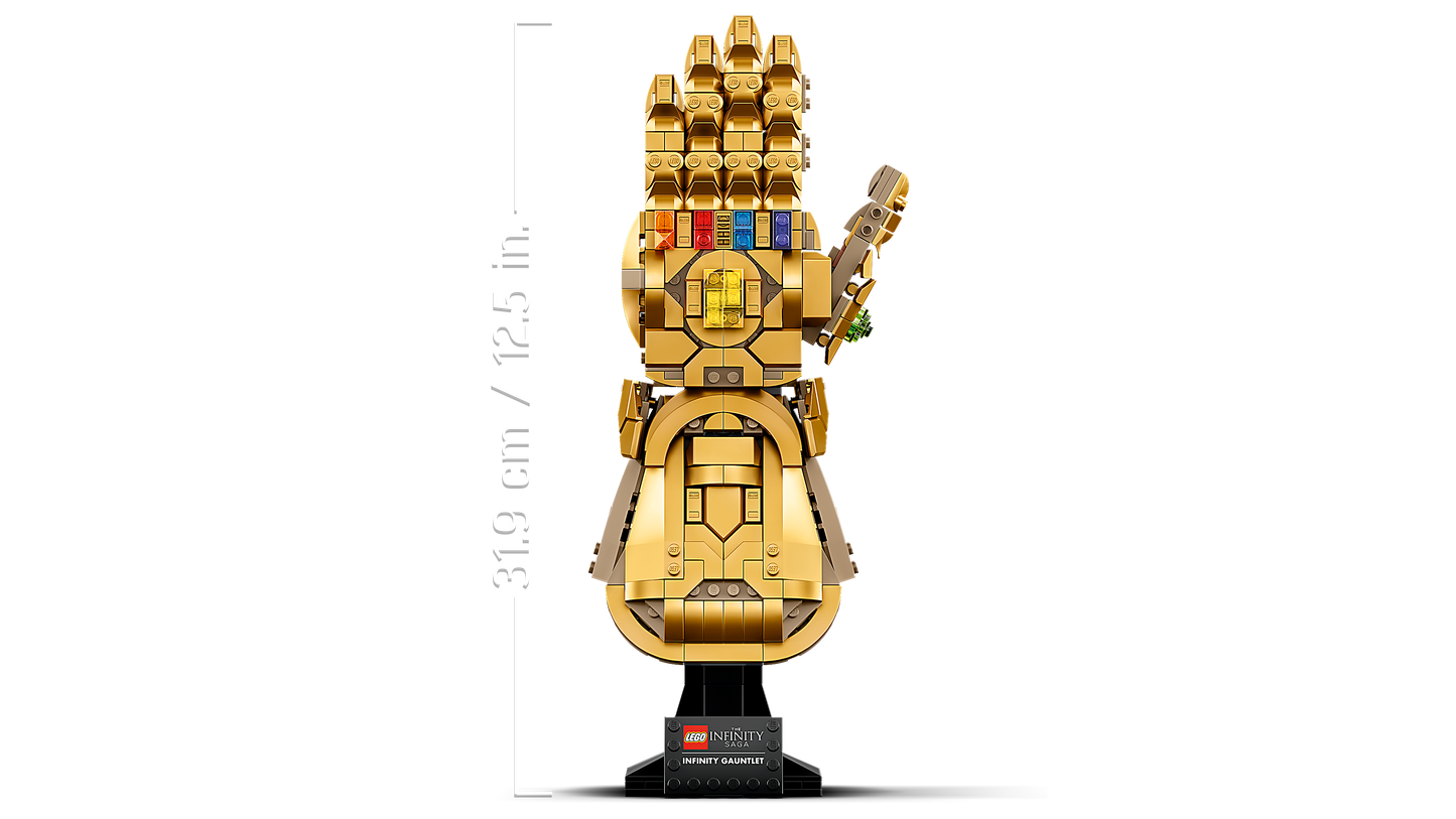 LEGO® Super Heroes 76191 Infinity Handschuh – Muckis Steine