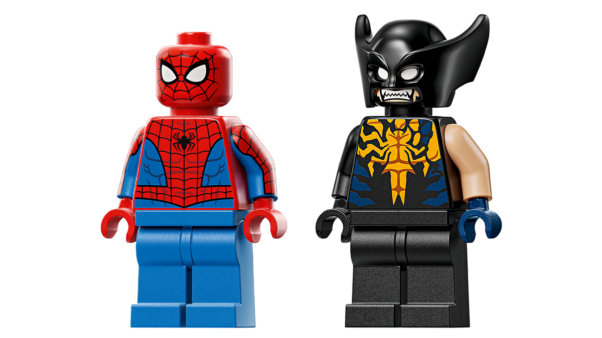 LEGO® Super Heroes 76336 Spider-Man Auto vs. Venomized Wolverine – Minifiguren