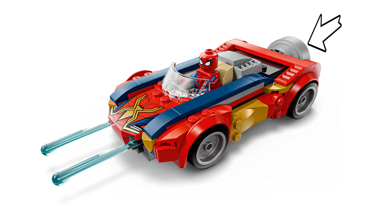 LEGO® Super Heroes 76336 Spider-Man Auto vs. Venomized Wolverine – Detailansicht 2