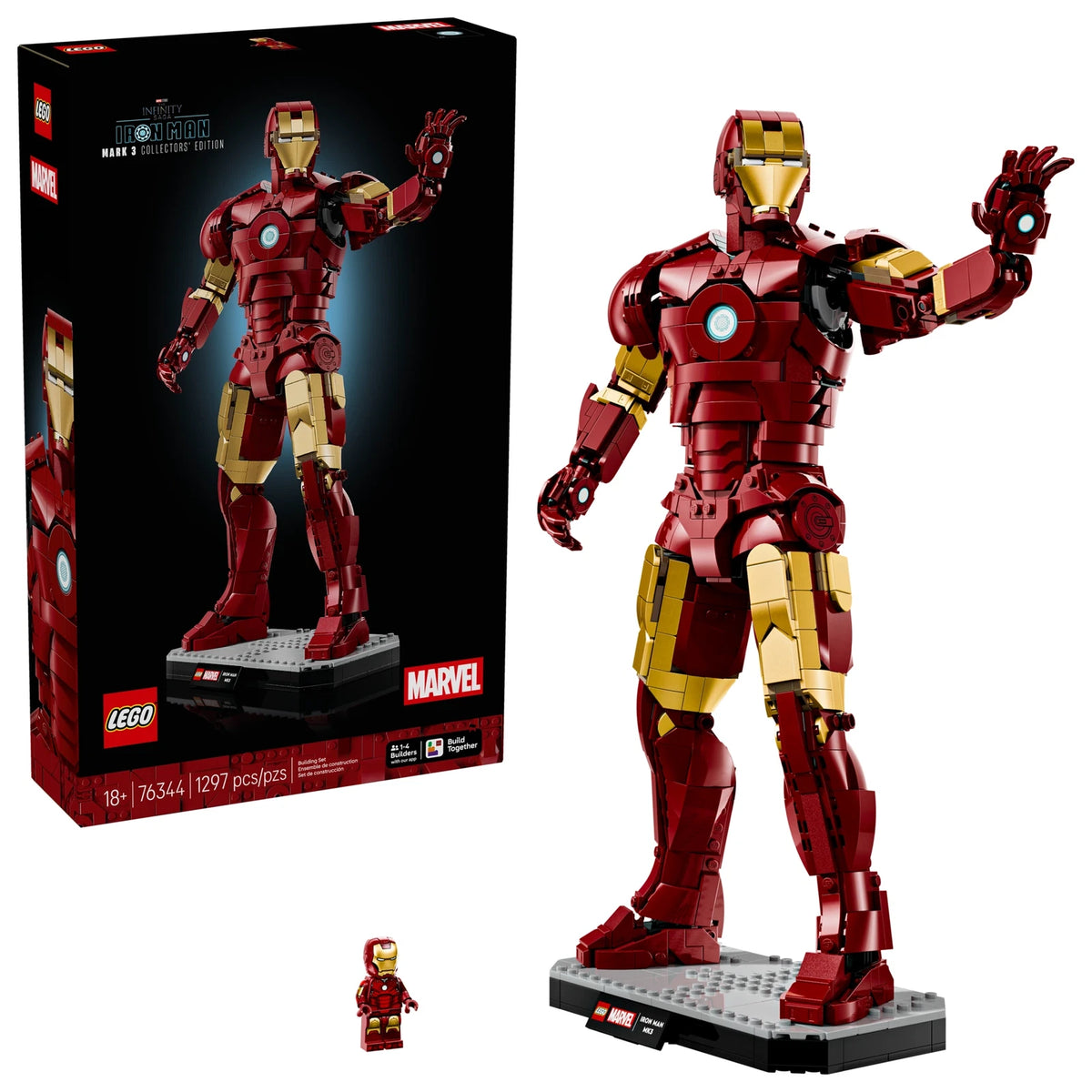 LEGO® Super Heroes 76344 Iron Man Mark 3 Sammleredition – Ansicht 1