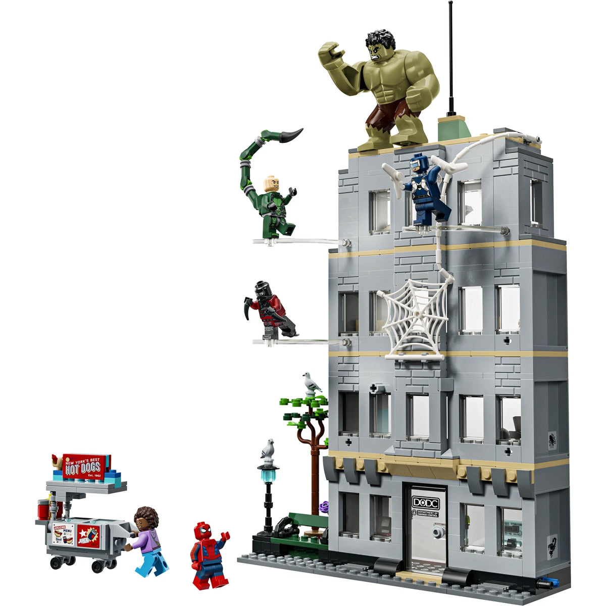 LEGO® Super Heroes 76350 Großer Showdown: Spider-Man vs. Hulk – Ansicht 2