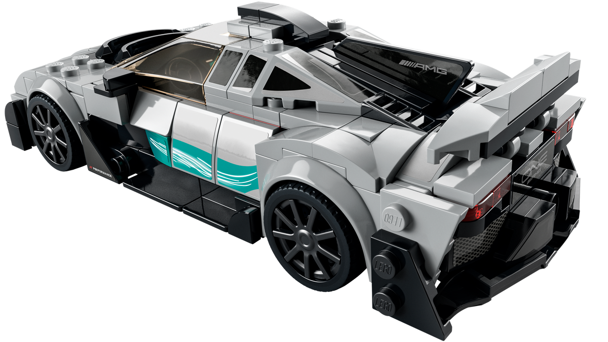 LEGO® Speed Champions 76909 Mercedes-AMG F1 W12 E Performance & Mercedes-AMG Project One – Detailansicht 4