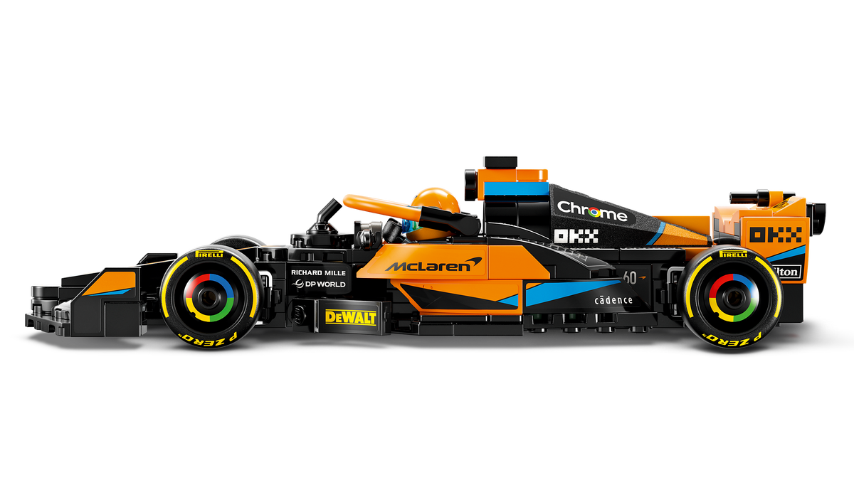 LEGO® Speed Champions 76919 McLaren Formel-1 Rennwagen 2023 – Detailansicht 1