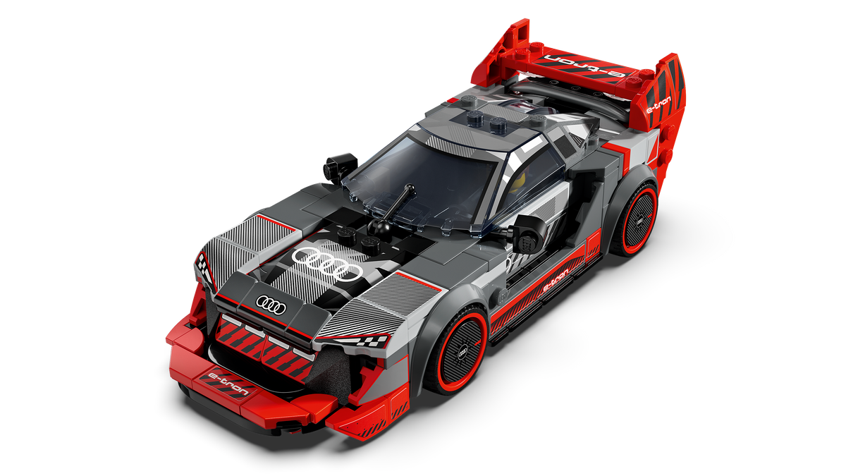 LEGO® Speed Champions 76921 Audi S1 e-tron quattro Rennwagen – Detailansicht 1