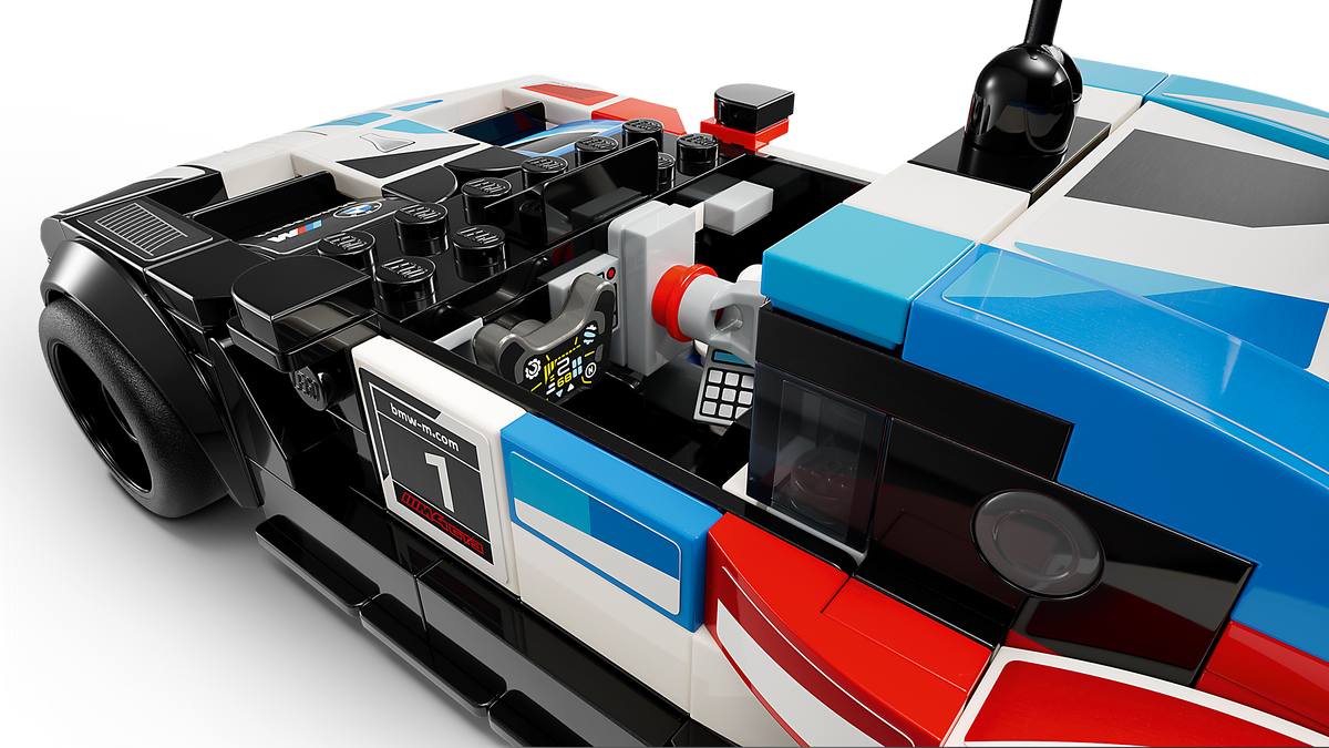 LEGO® Speed Champions 76922 BMW M4 GT3 & BMW M Hybrid V8 Rennwagen – Detailansicht 4