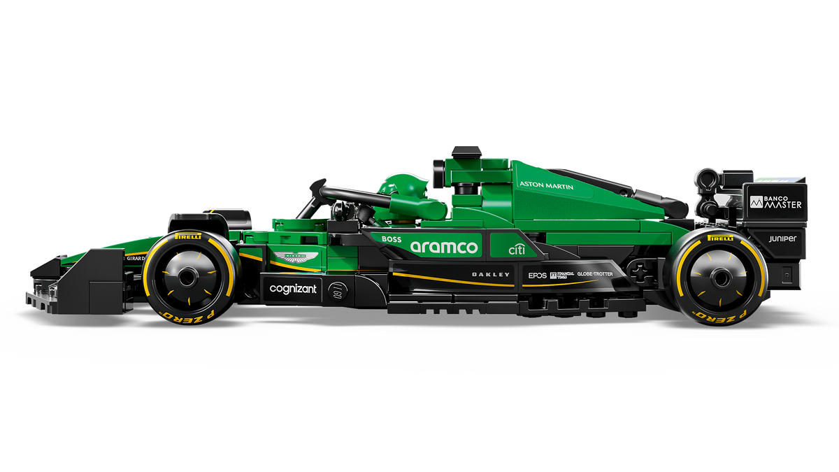 LEGO® Speed Champions 77245 Aston Martin Aramco F1® AMR24 Rennauto – Detailansicht 1