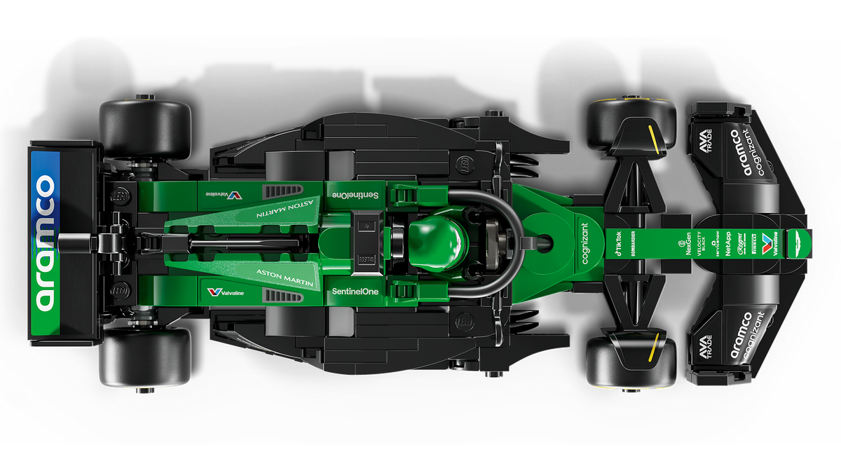 LEGO® Speed Champions 77245 Aston Martin Aramco F1® AMR24 Rennauto – Detailansicht 4