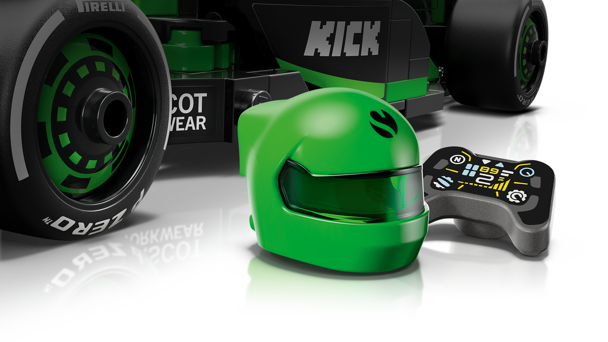 LEGO® Speed Champions 77247 KICK Sauber F1® Team C44 Rennauto – Detailansicht 3