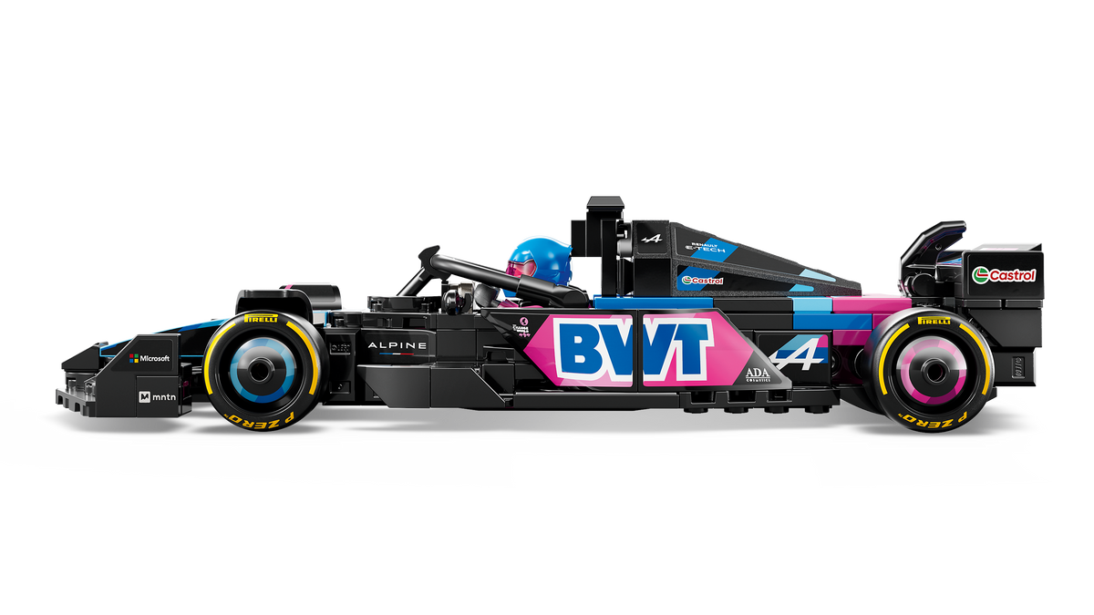 LEGO® Speed Champions 77248 BWT Alpine F1® Team A524 Rennauto – Detailansicht 1