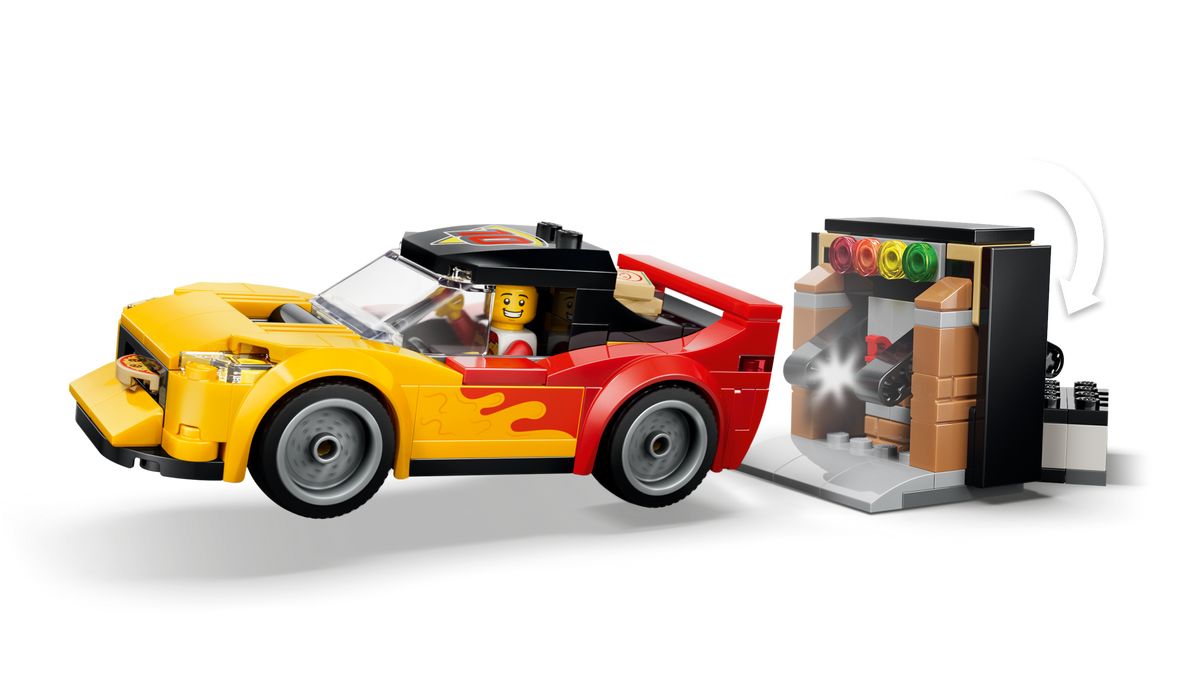LEGO® City 60496 Pizza-Liefererlebnis mit Fahrzeugen – Detailansicht 3