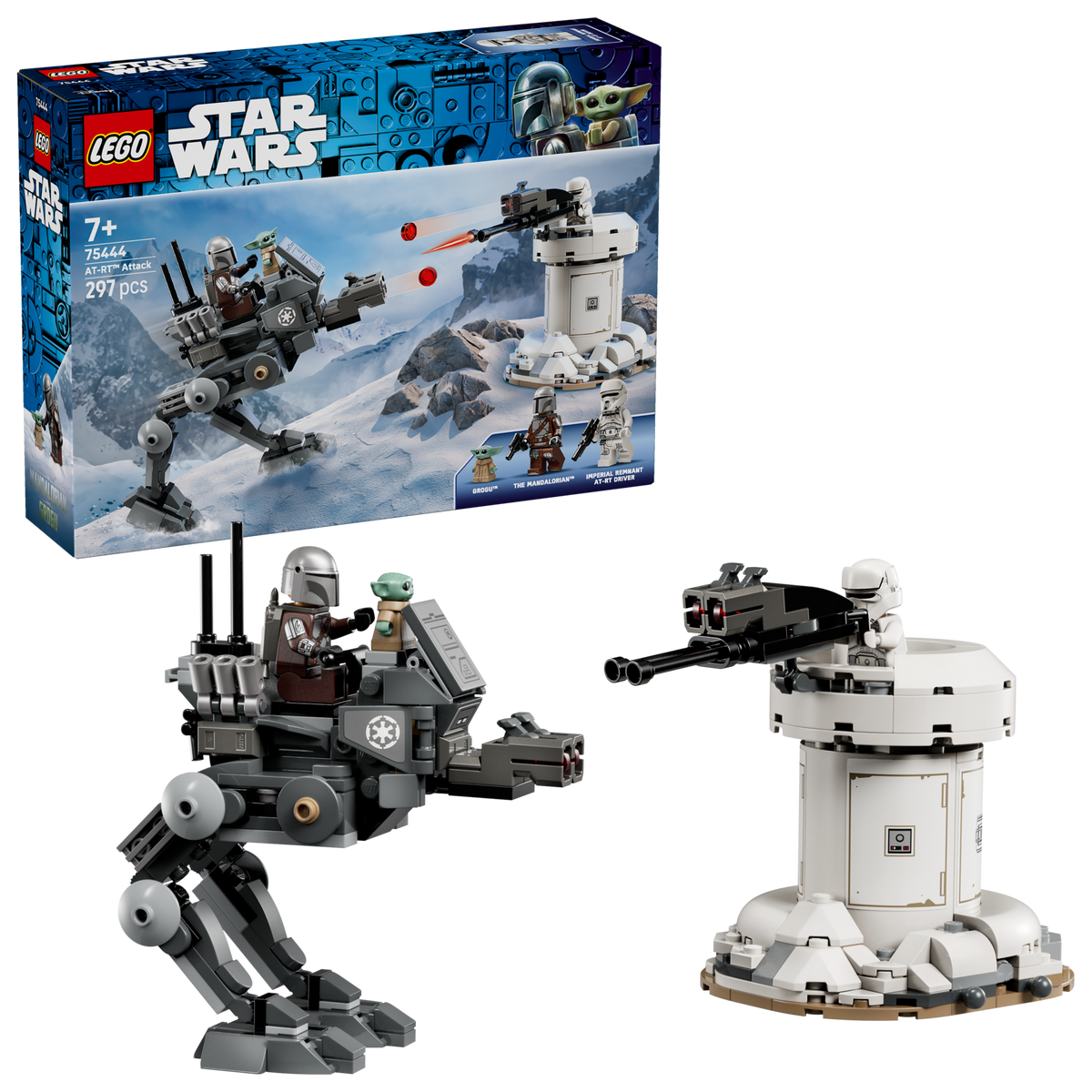 LEGO® Star Wars 75444 Angriff des AT-RT™ – Verpackung mit Modell