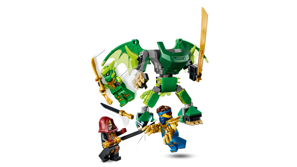 LEGO® Ninjago 71862 Lloyds Drachen-Mech Battle Set – Detailansicht 1