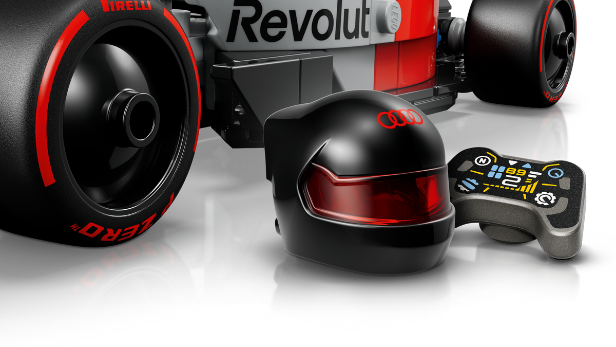 LEGO® Speed Champions 77259 Audi Revolut F1® Team R26 Rennwagen – Detailansicht 3