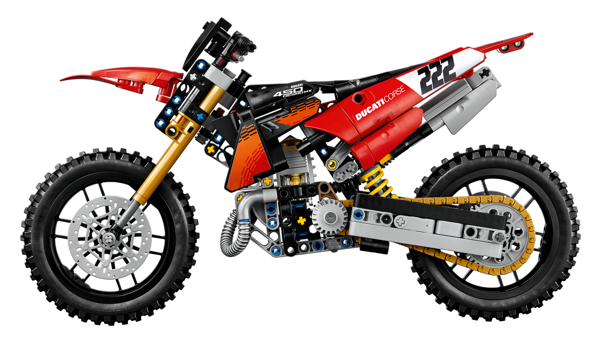 LEGO® Technic 42238 Ducati Desmo450 MX Factory Motorrad