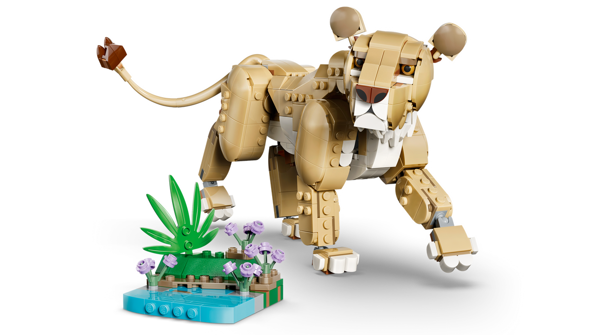 LEGO® Creator 31386 Wilde Tiere: Majestätischer Löwe – Detailansicht 1