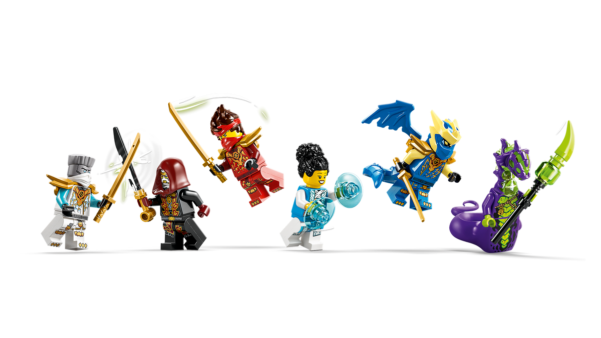 LEGO® Ninjago 71857 Showdown am Baumhaus mit dem Ninja-Bike – Detailansicht 1
