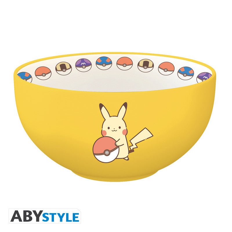 Pokémon – Schale – 600 ml – Pikachu Electric Type – Außenseite mit Pikachu