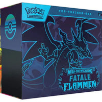 Pokemon-TCG: Mega-Entwicklung: Fatale Flammen Top-Trainer-Box - Deutsch